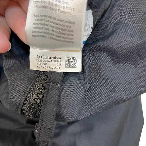 Columbia Snow Bib Size 3T Snowslope II Black Ski Snowboard Overall Waterproof - Picture 7 of 12